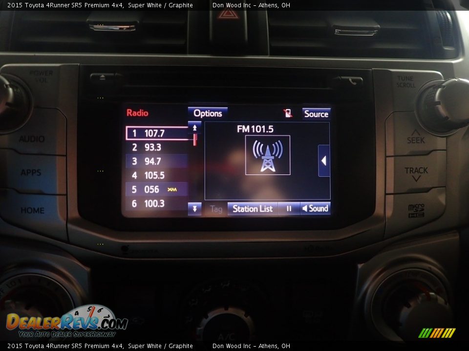 2015 Toyota 4Runner SR5 Premium 4x4 Super White / Graphite Photo #29