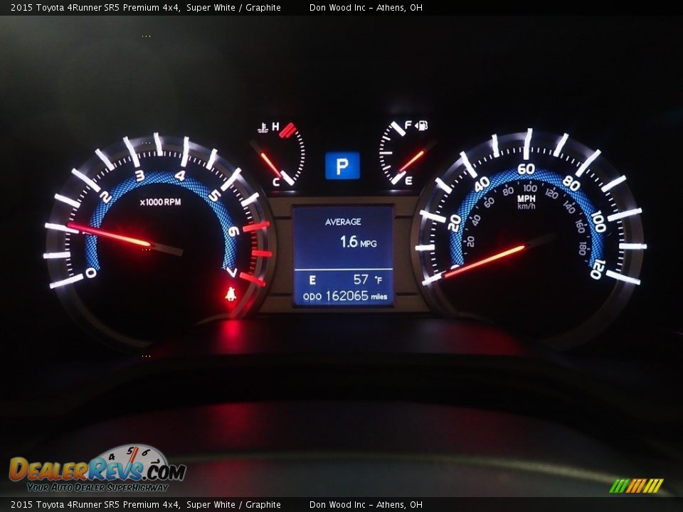 2015 Toyota 4Runner SR5 Premium 4x4 Super White / Graphite Photo #31