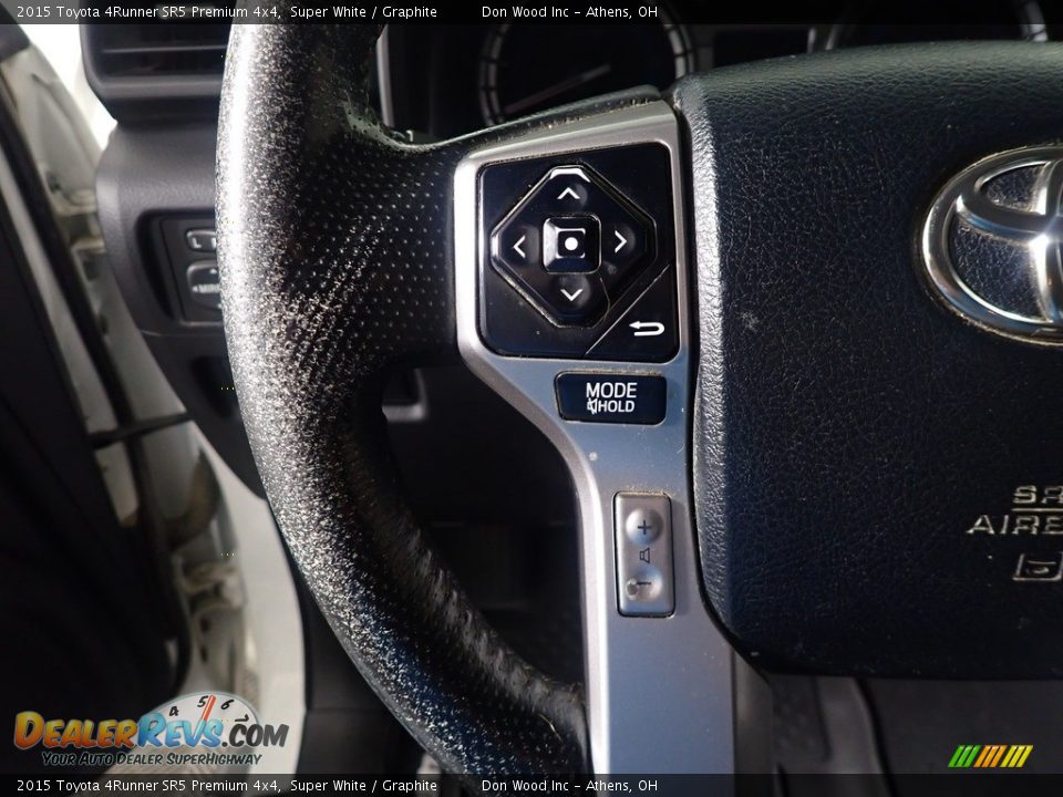 2015 Toyota 4Runner SR5 Premium 4x4 Super White / Graphite Photo #32