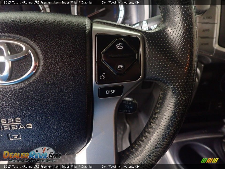 2015 Toyota 4Runner SR5 Premium 4x4 Super White / Graphite Photo #33