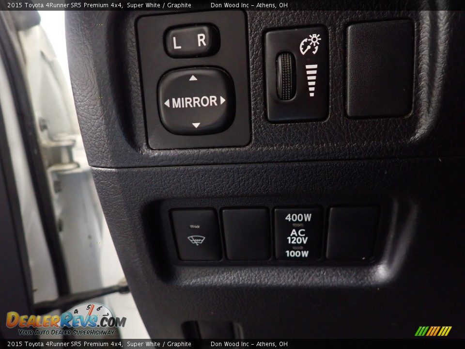2015 Toyota 4Runner SR5 Premium 4x4 Super White / Graphite Photo #34