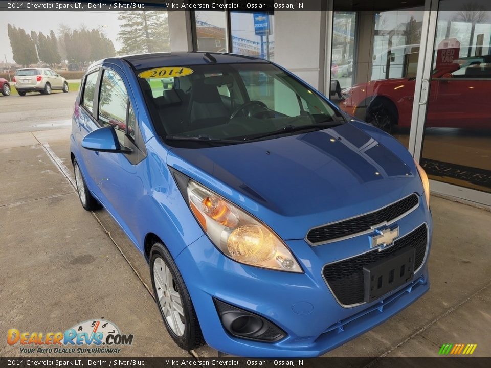 2014 Chevrolet Spark LT Denim / Silver/Blue Photo #2