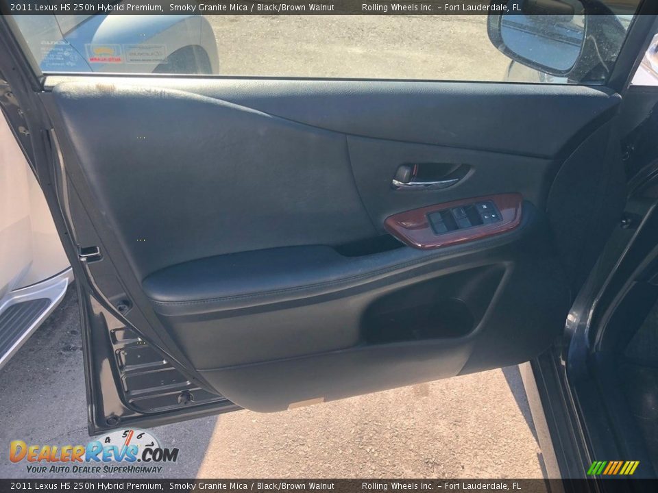 2011 Lexus HS 250h Hybrid Premium Smoky Granite Mica / Black/Brown Walnut Photo #3