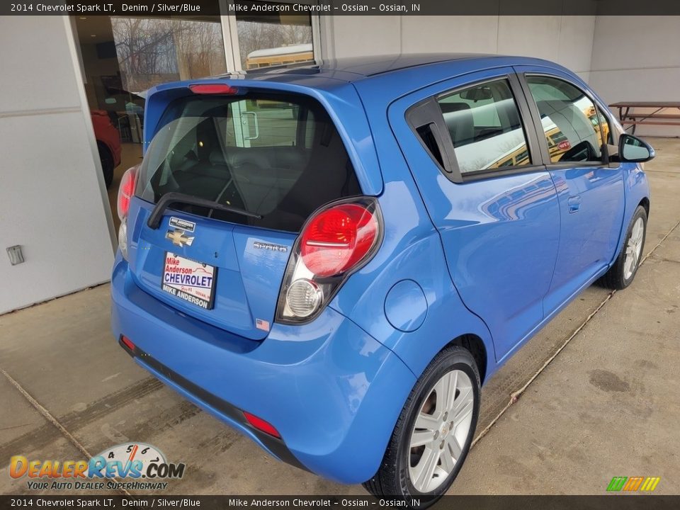 2014 Chevrolet Spark LT Denim / Silver/Blue Photo #4