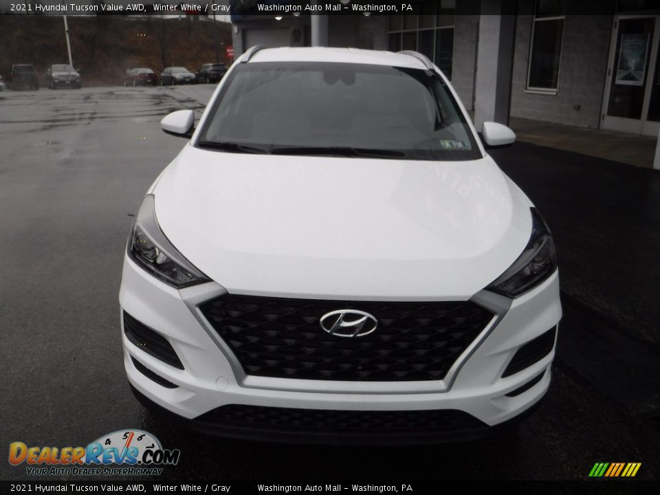 2021 Hyundai Tucson Value AWD Winter White / Gray Photo #5