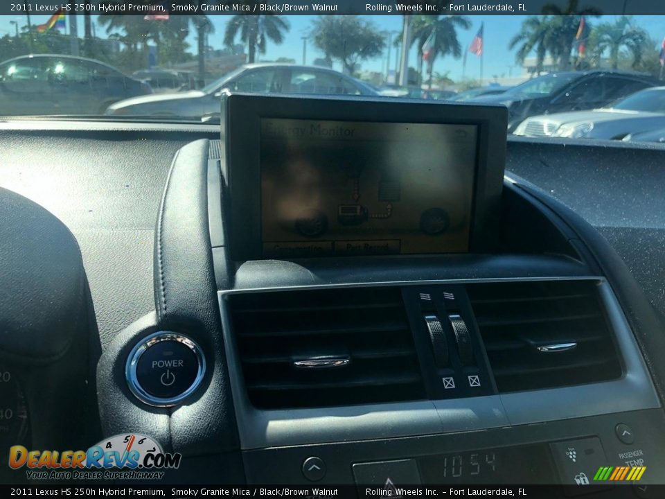 2011 Lexus HS 250h Hybrid Premium Smoky Granite Mica / Black/Brown Walnut Photo #5
