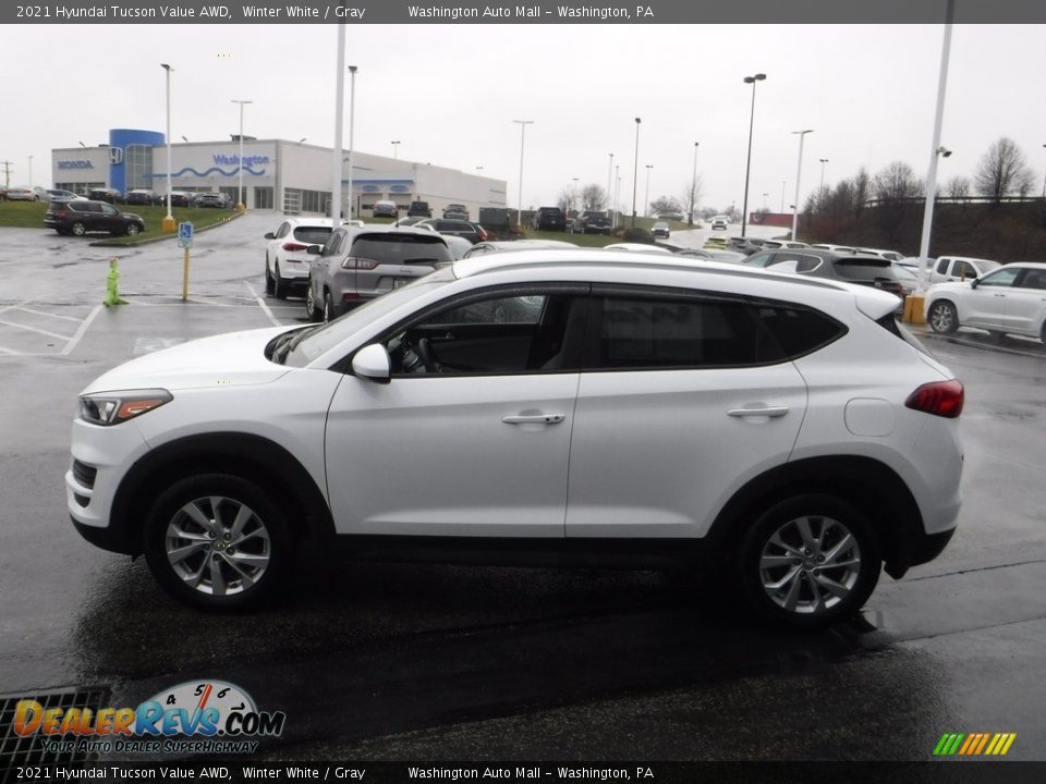 2021 Hyundai Tucson Value AWD Winter White / Gray Photo #7