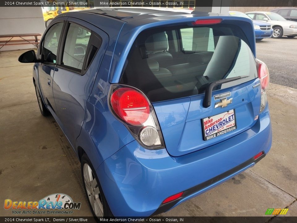 2014 Chevrolet Spark LT Denim / Silver/Blue Photo #7