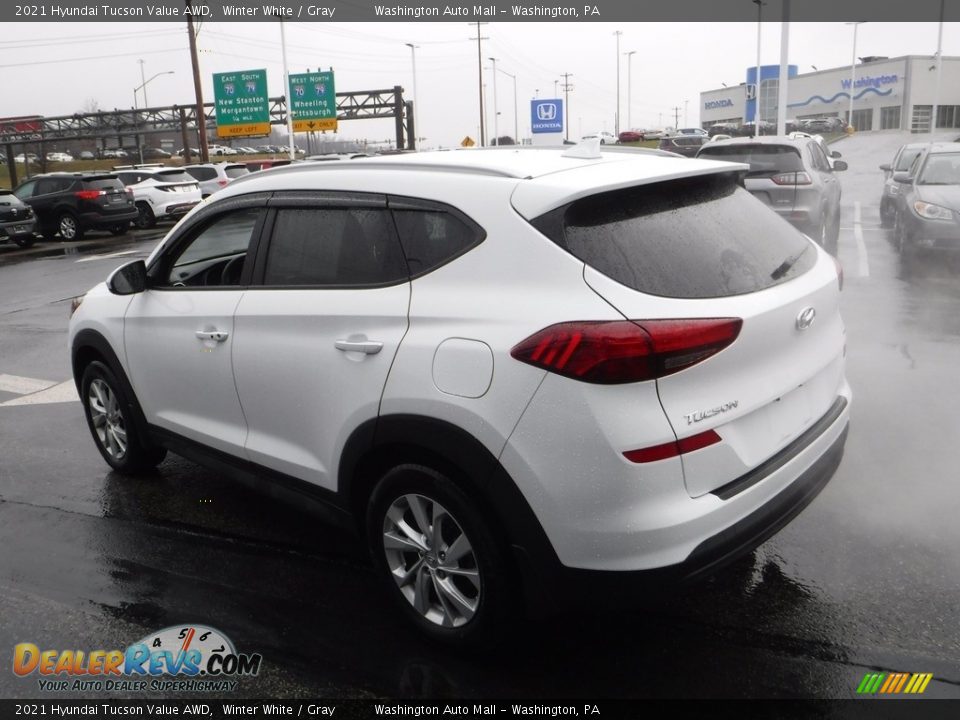 2021 Hyundai Tucson Value AWD Winter White / Gray Photo #8