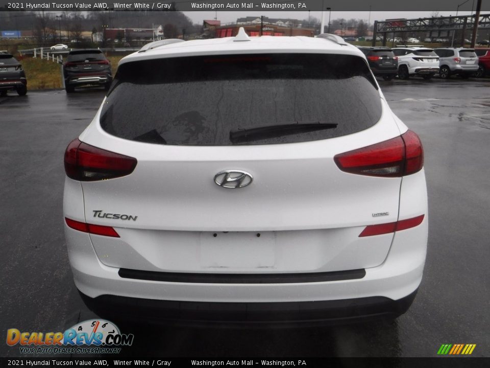 2021 Hyundai Tucson Value AWD Winter White / Gray Photo #9