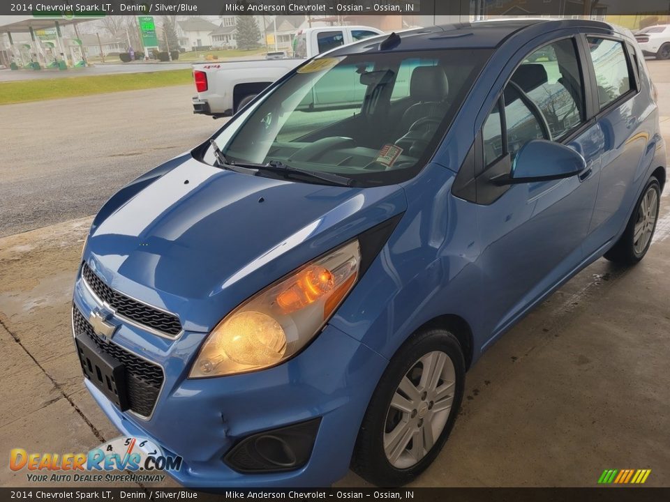 2014 Chevrolet Spark LT Denim / Silver/Blue Photo #8