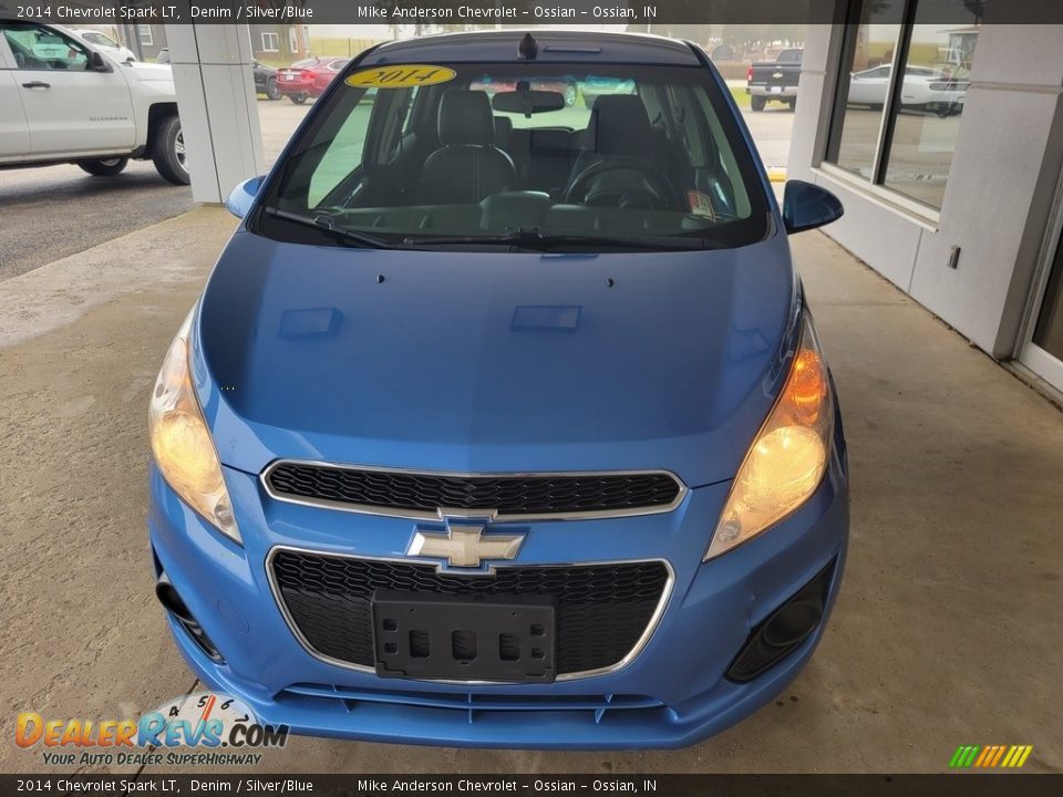 2014 Chevrolet Spark LT Denim / Silver/Blue Photo #9