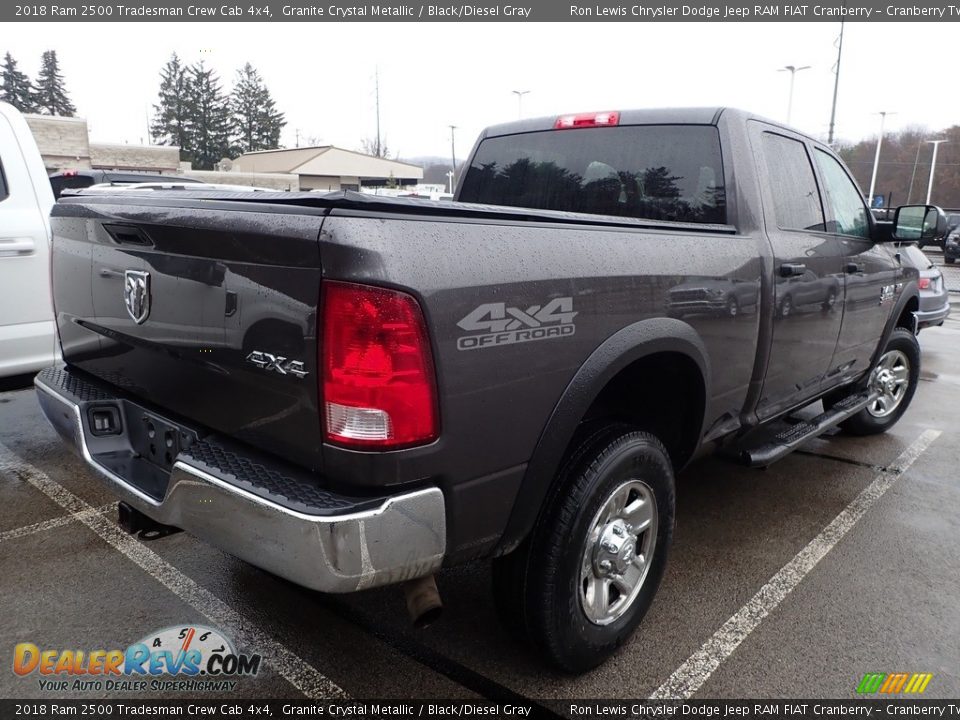 2018 Ram 2500 Tradesman Crew Cab 4x4 Granite Crystal Metallic / Black/Diesel Gray Photo #4