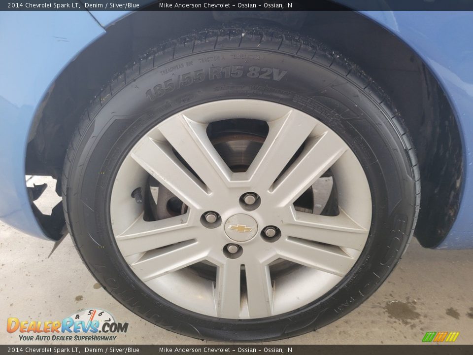 2014 Chevrolet Spark LT Denim / Silver/Blue Photo #14