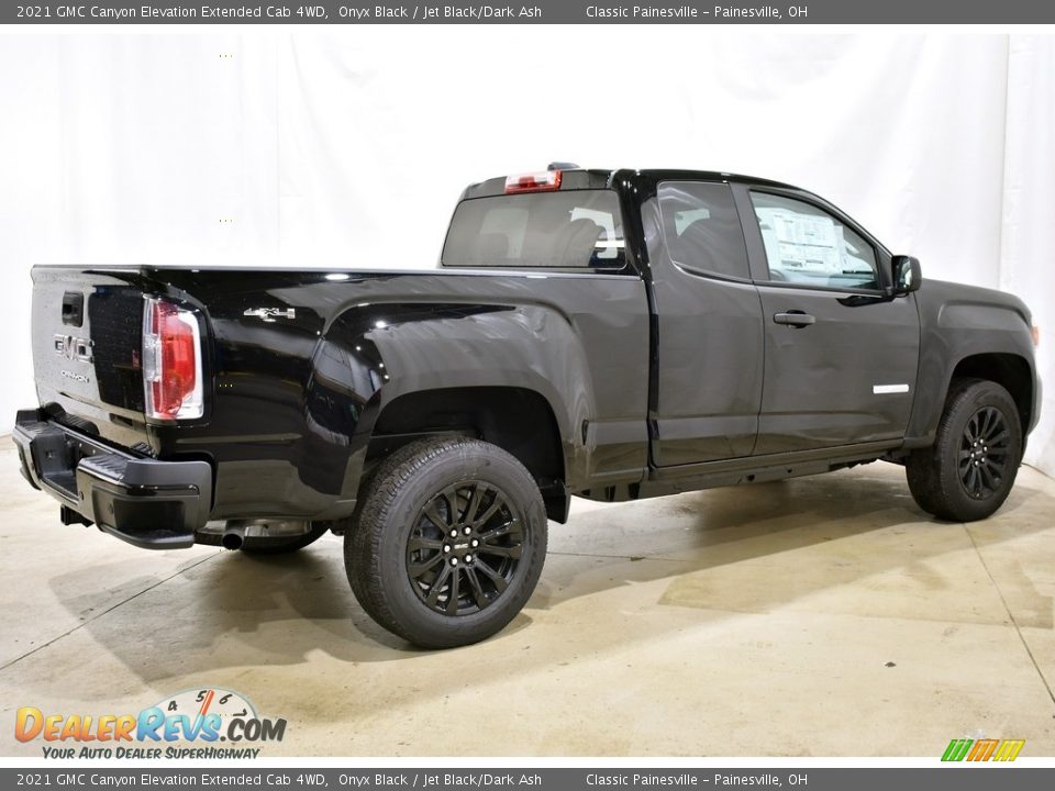 2021 GMC Canyon Elevation Extended Cab 4WD Onyx Black / Jet Black/Dark Ash Photo #2