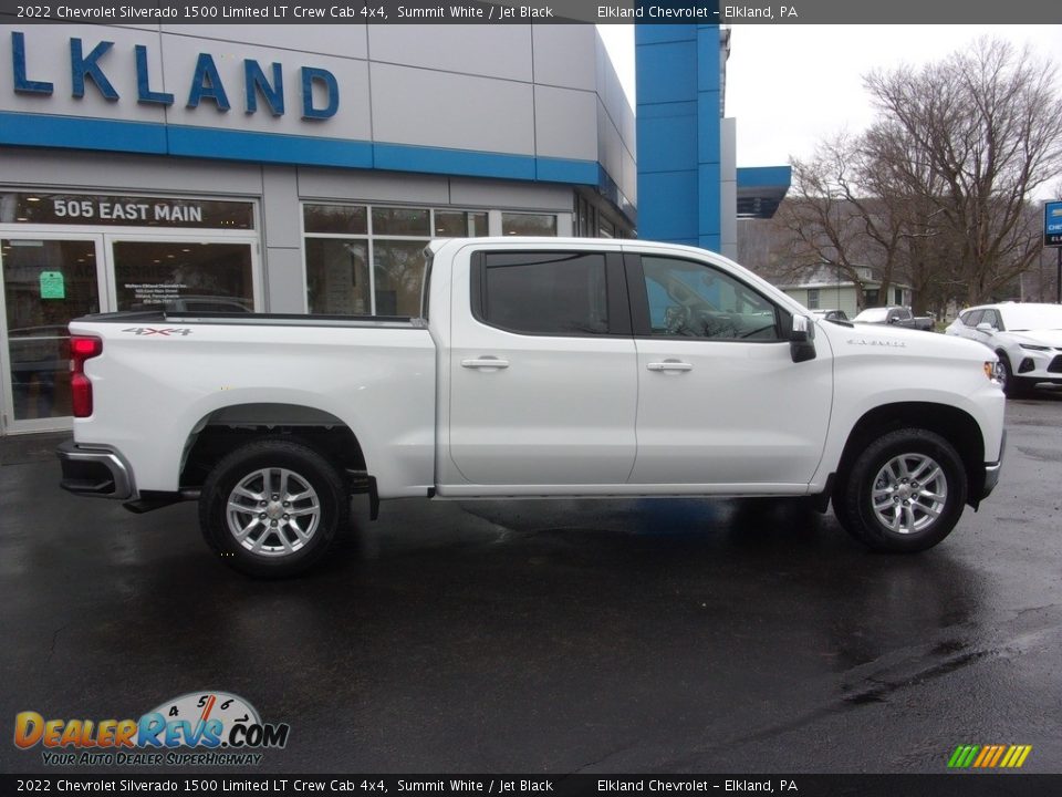 2022 Chevrolet Silverado 1500 Limited LT Crew Cab 4x4 Summit White / Jet Black Photo #2