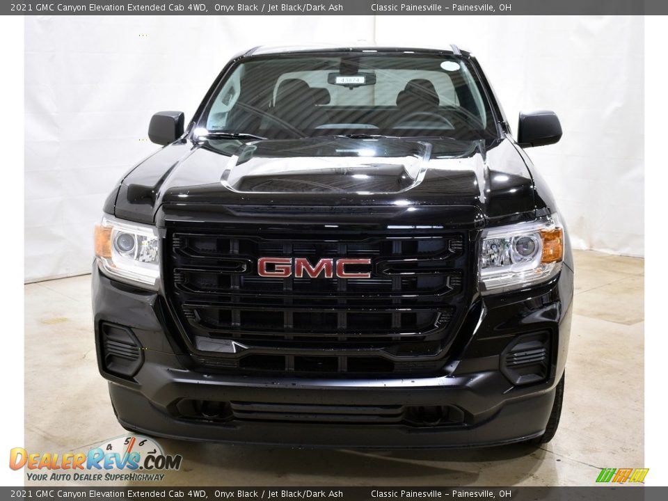 2021 GMC Canyon Elevation Extended Cab 4WD Onyx Black / Jet Black/Dark Ash Photo #4