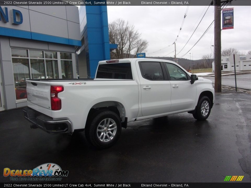 2022 Chevrolet Silverado 1500 Limited LT Crew Cab 4x4 Summit White / Jet Black Photo #3