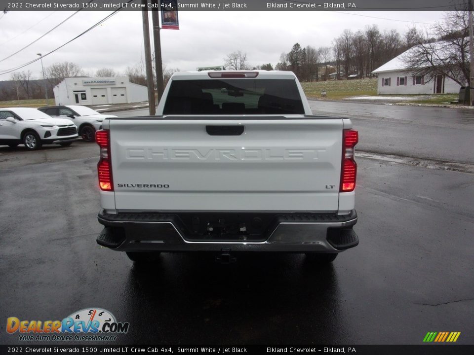 2022 Chevrolet Silverado 1500 Limited LT Crew Cab 4x4 Summit White / Jet Black Photo #4