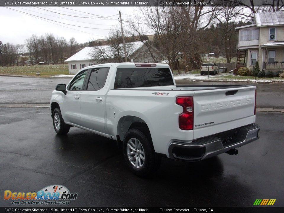 2022 Chevrolet Silverado 1500 Limited LT Crew Cab 4x4 Summit White / Jet Black Photo #5