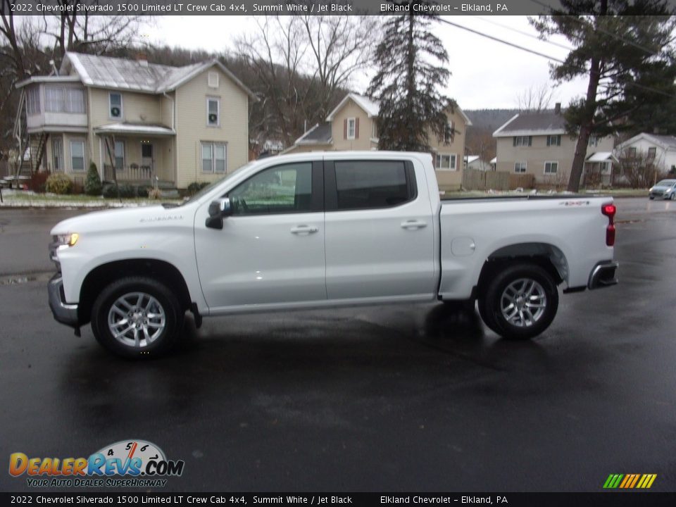 2022 Chevrolet Silverado 1500 Limited LT Crew Cab 4x4 Summit White / Jet Black Photo #6