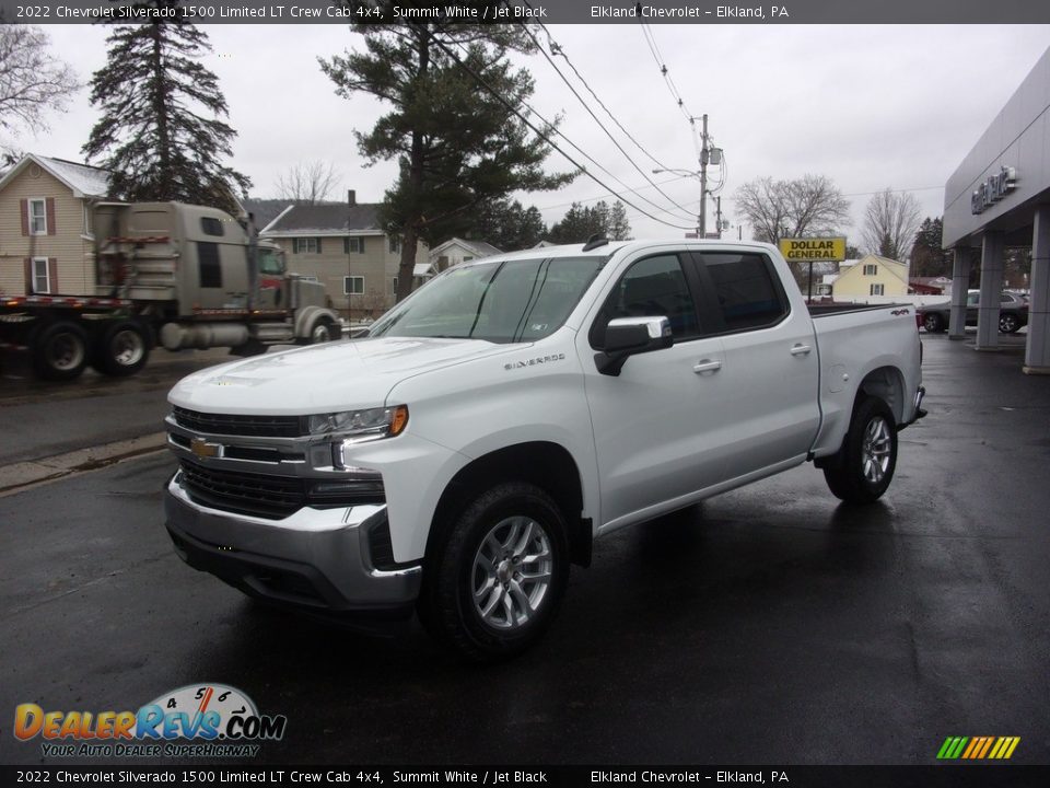 2022 Chevrolet Silverado 1500 Limited LT Crew Cab 4x4 Summit White / Jet Black Photo #7