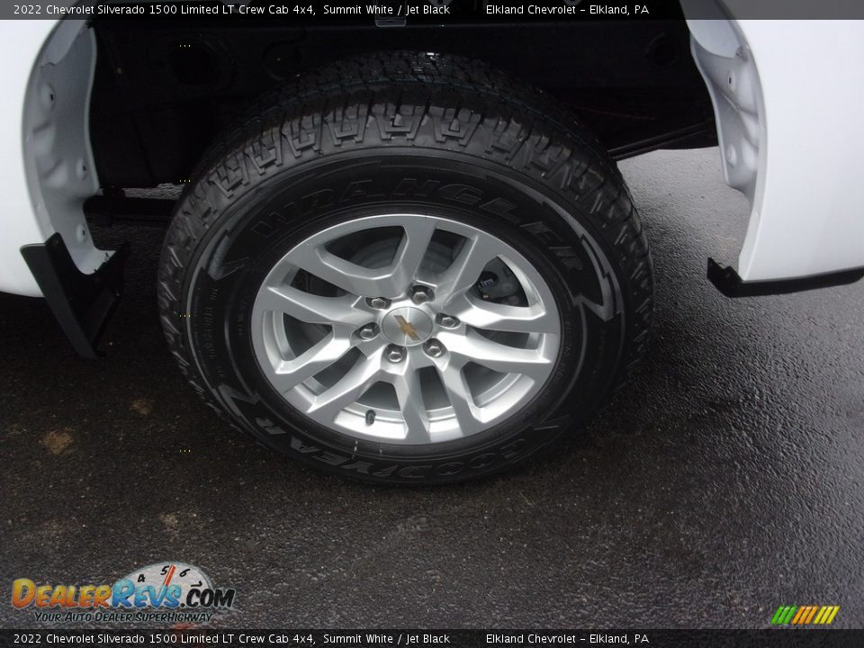 2022 Chevrolet Silverado 1500 Limited LT Crew Cab 4x4 Summit White / Jet Black Photo #12