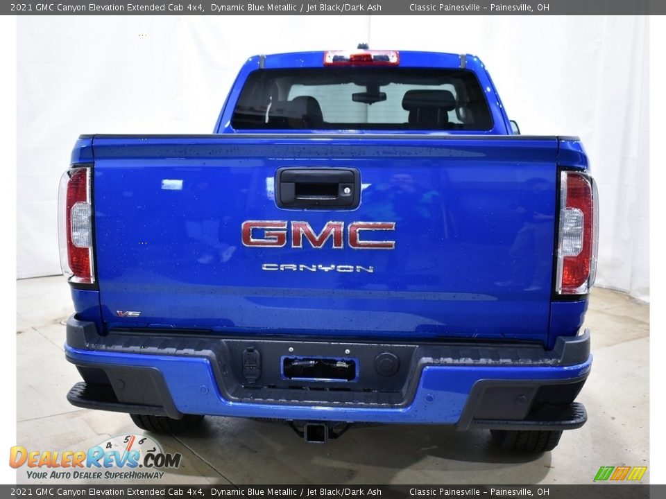 2021 GMC Canyon Elevation Extended Cab 4x4 Dynamic Blue Metallic / Jet Black/Dark Ash Photo #3