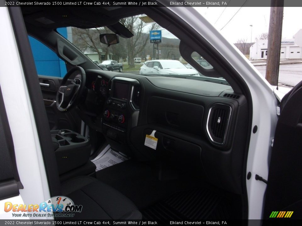2022 Chevrolet Silverado 1500 Limited LT Crew Cab 4x4 Summit White / Jet Black Photo #18