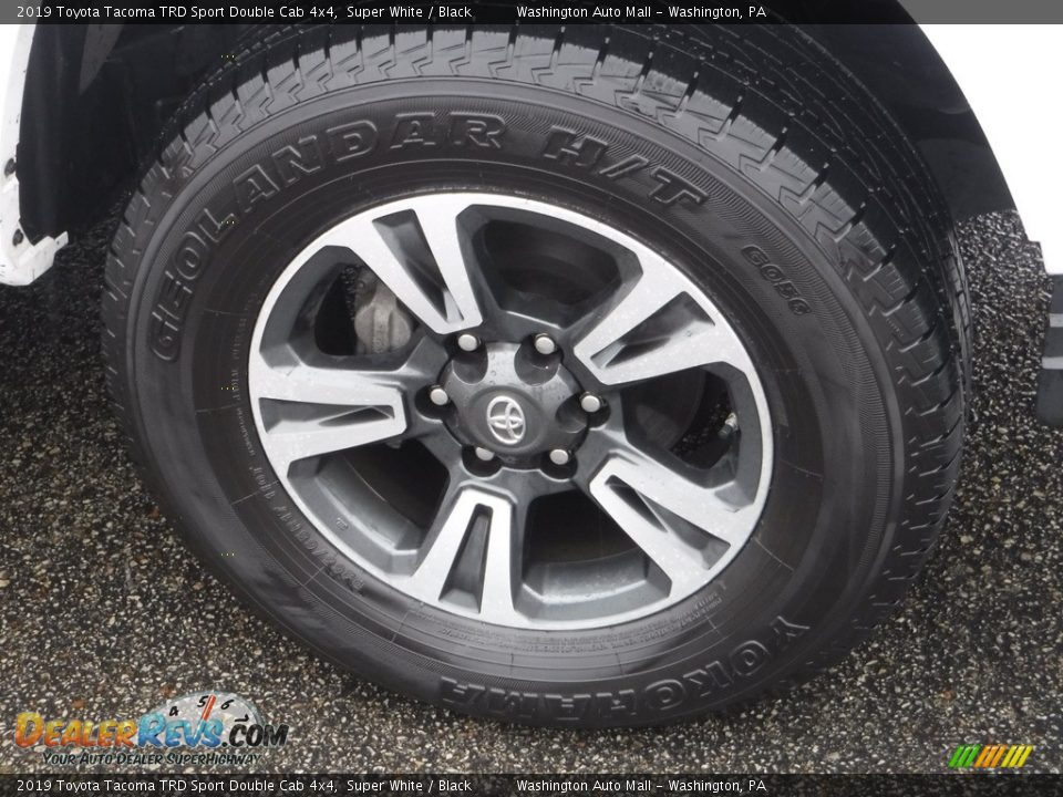 2019 Toyota Tacoma TRD Sport Double Cab 4x4 Super White / Black Photo #3
