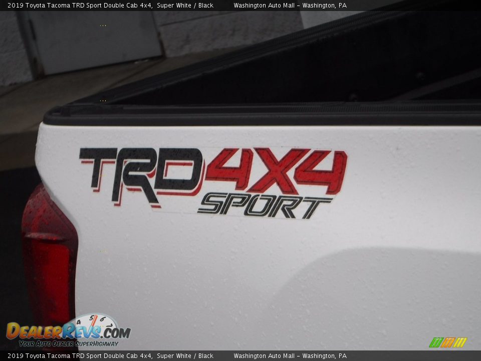 2019 Toyota Tacoma TRD Sport Double Cab 4x4 Super White / Black Photo #4