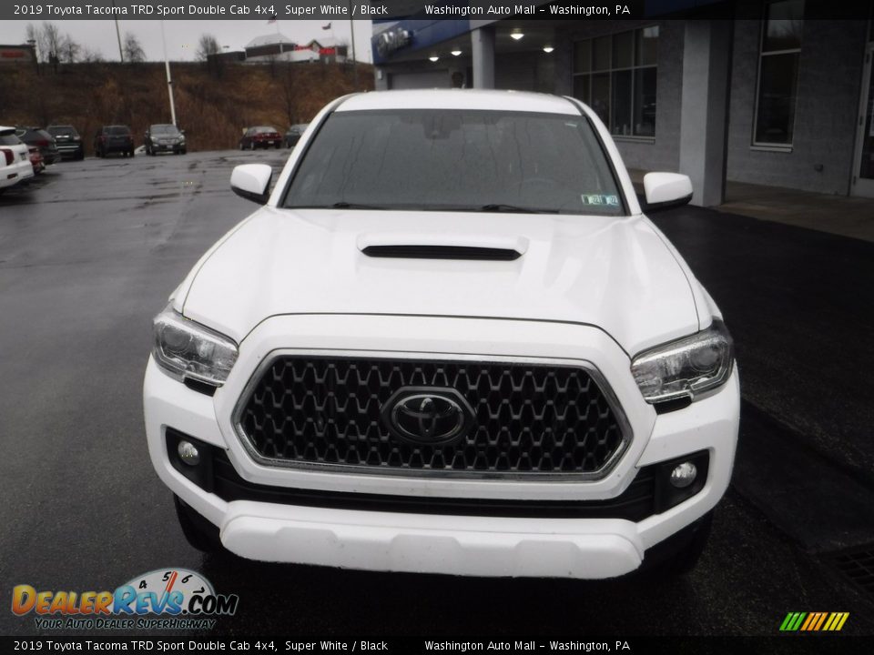 2019 Toyota Tacoma TRD Sport Double Cab 4x4 Super White / Black Photo #5