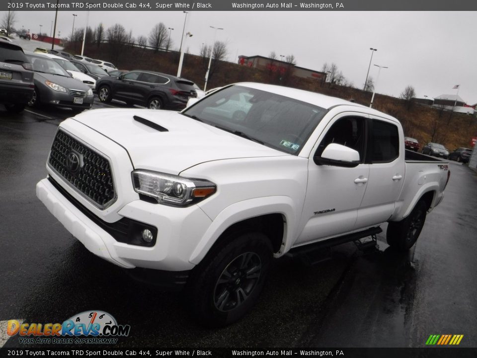 2019 Toyota Tacoma TRD Sport Double Cab 4x4 Super White / Black Photo #6