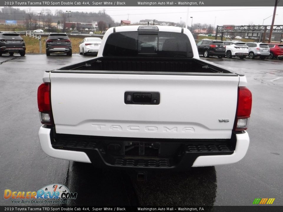 2019 Toyota Tacoma TRD Sport Double Cab 4x4 Super White / Black Photo #11