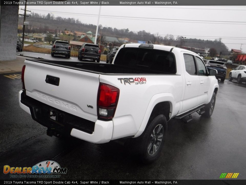 2019 Toyota Tacoma TRD Sport Double Cab 4x4 Super White / Black Photo #13