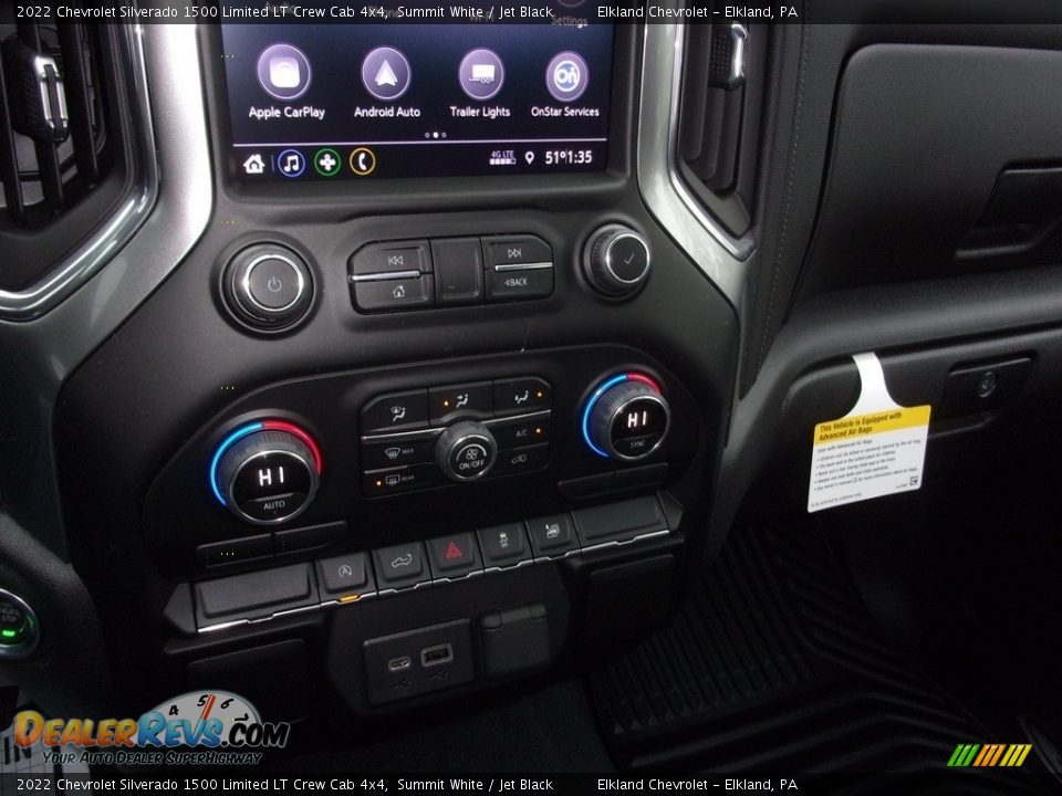 2022 Chevrolet Silverado 1500 Limited LT Crew Cab 4x4 Summit White / Jet Black Photo #31