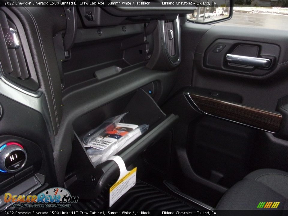 2022 Chevrolet Silverado 1500 Limited LT Crew Cab 4x4 Summit White / Jet Black Photo #34