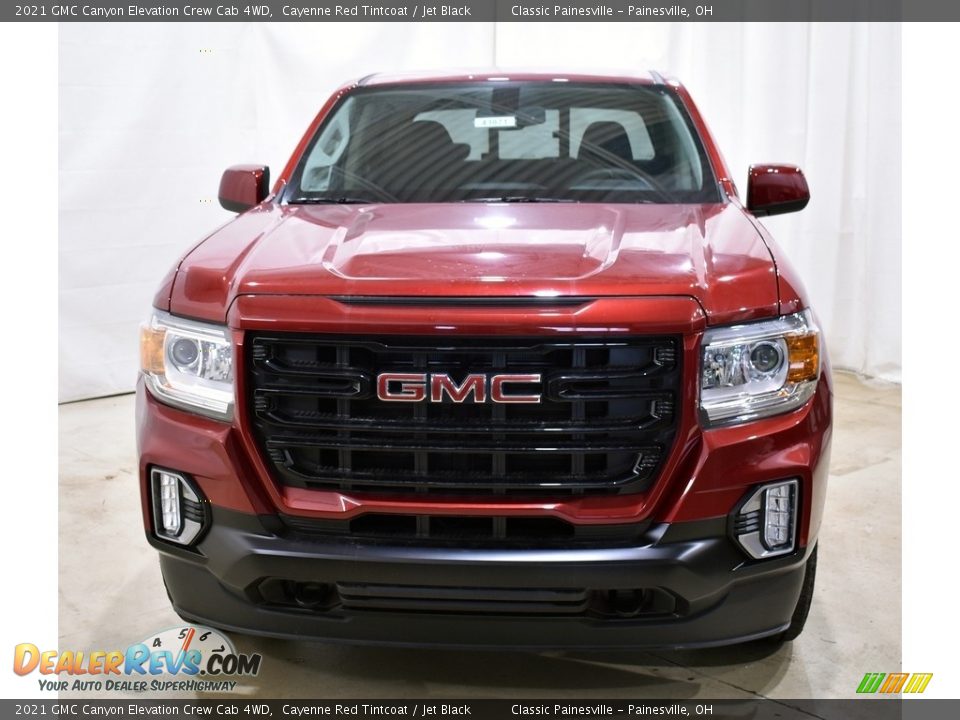 2021 GMC Canyon Elevation Crew Cab 4WD Cayenne Red Tintcoat / Jet Black Photo #4