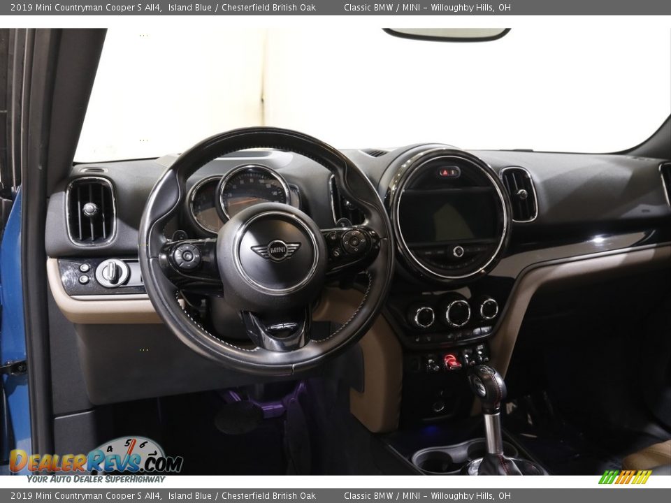 2019 Mini Countryman Cooper S All4 Island Blue / Chesterfield British Oak Photo #6