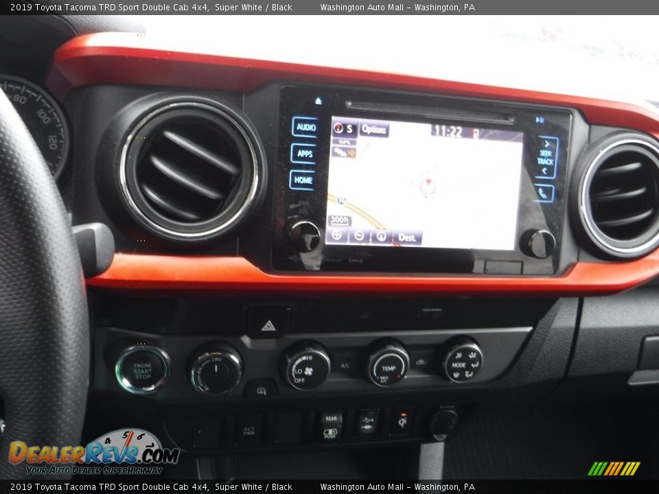2019 Toyota Tacoma TRD Sport Double Cab 4x4 Super White / Black Photo #22