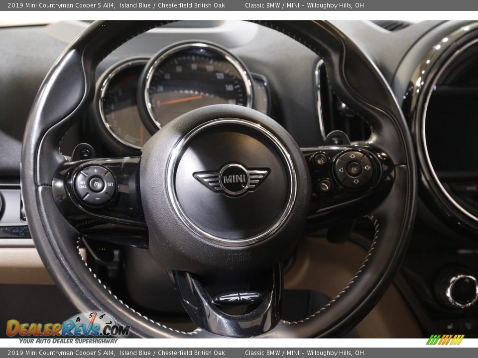 2019 Mini Countryman Cooper S All4 Island Blue / Chesterfield British Oak Photo #7