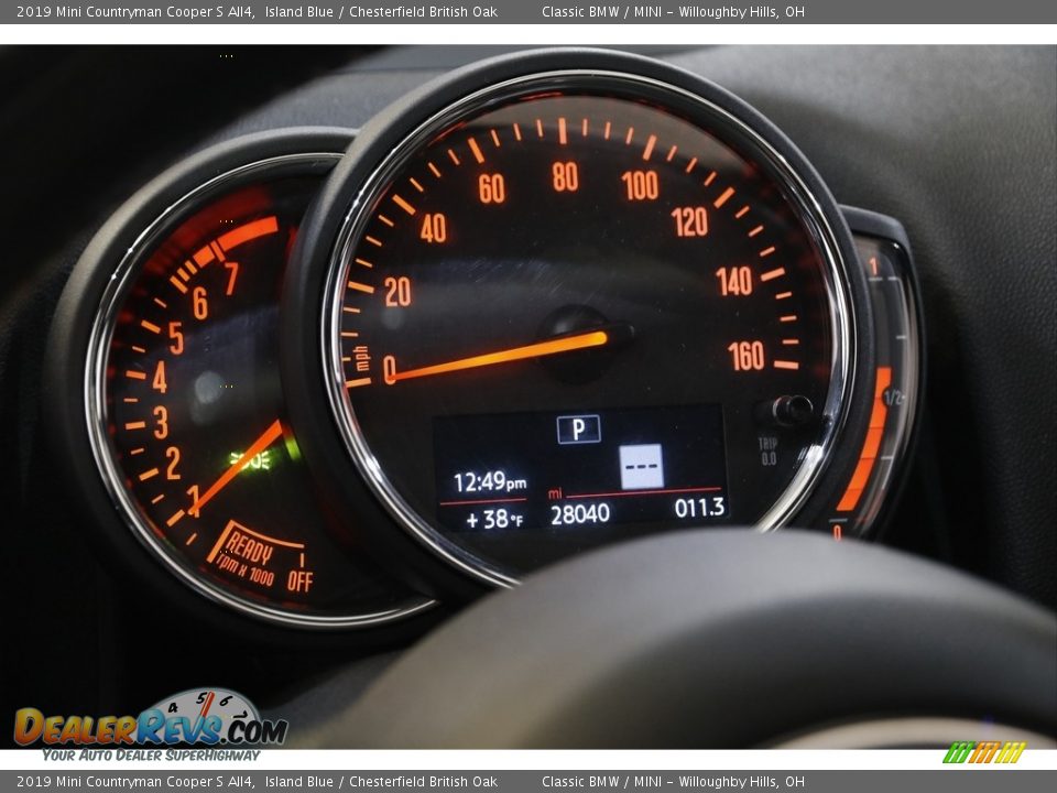 2019 Mini Countryman Cooper S All4 Island Blue / Chesterfield British Oak Photo #8