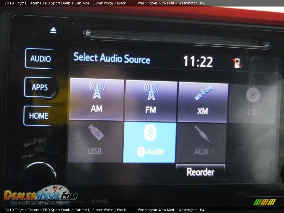 2019 Toyota Tacoma TRD Sport Double Cab 4x4 Super White / Black Photo #24