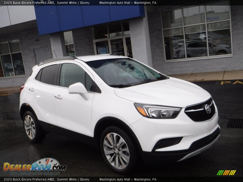 2020 Buick Encore Preferred AWD Summit White / Ebony Photo #1