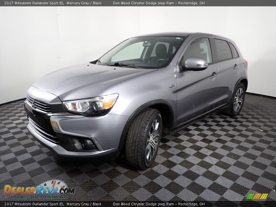 2017 Mitsubishi Outlander Sport ES Mercury Gray / Black Photo #6