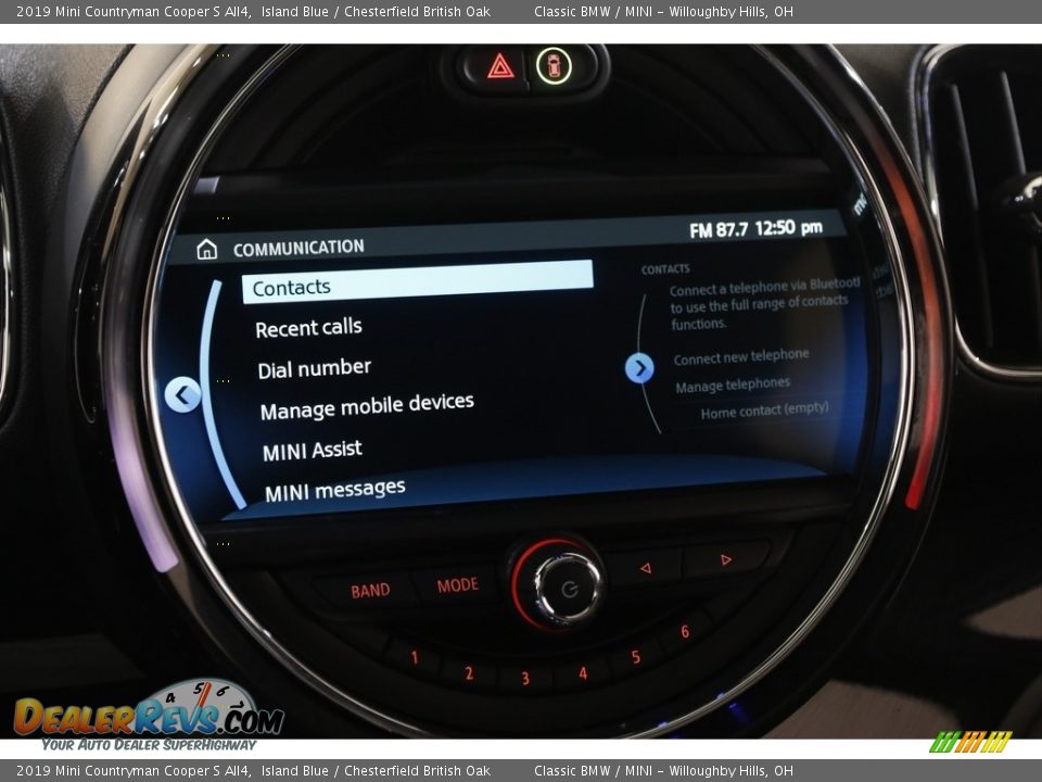 2019 Mini Countryman Cooper S All4 Island Blue / Chesterfield British Oak Photo #11