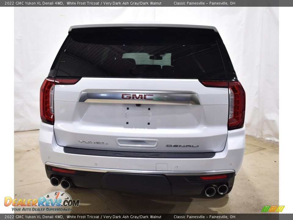 2022 GMC Yukon XL Denali 4WD White Frost Tricoat / Very Dark Ash Gray/Dark Walnut Photo #3