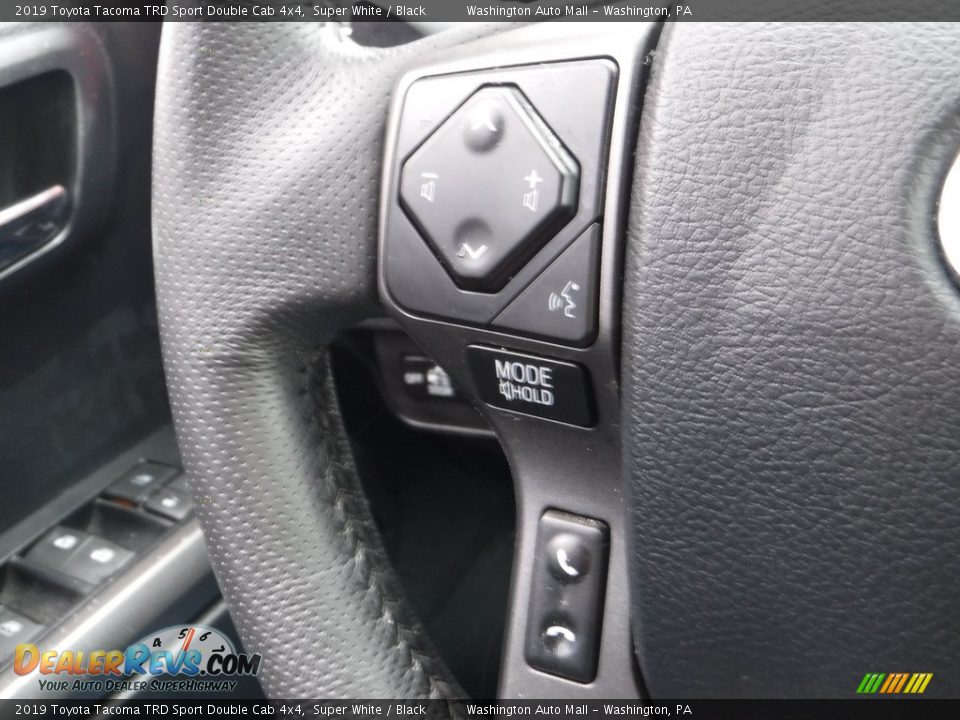 2019 Toyota Tacoma TRD Sport Double Cab 4x4 Super White / Black Photo #27