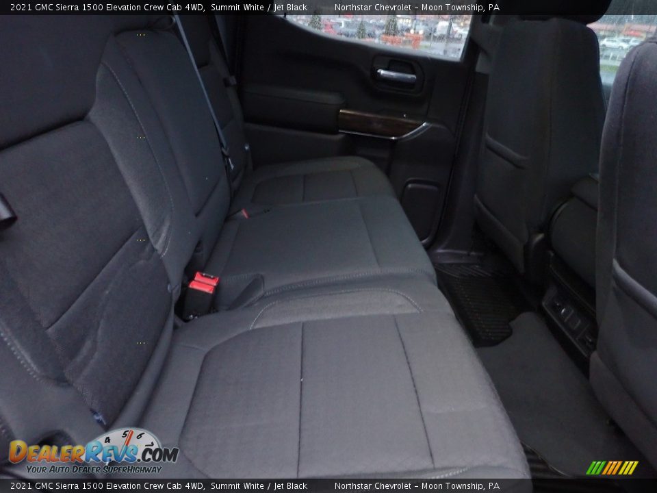2021 GMC Sierra 1500 Elevation Crew Cab 4WD Summit White / Jet Black Photo #17