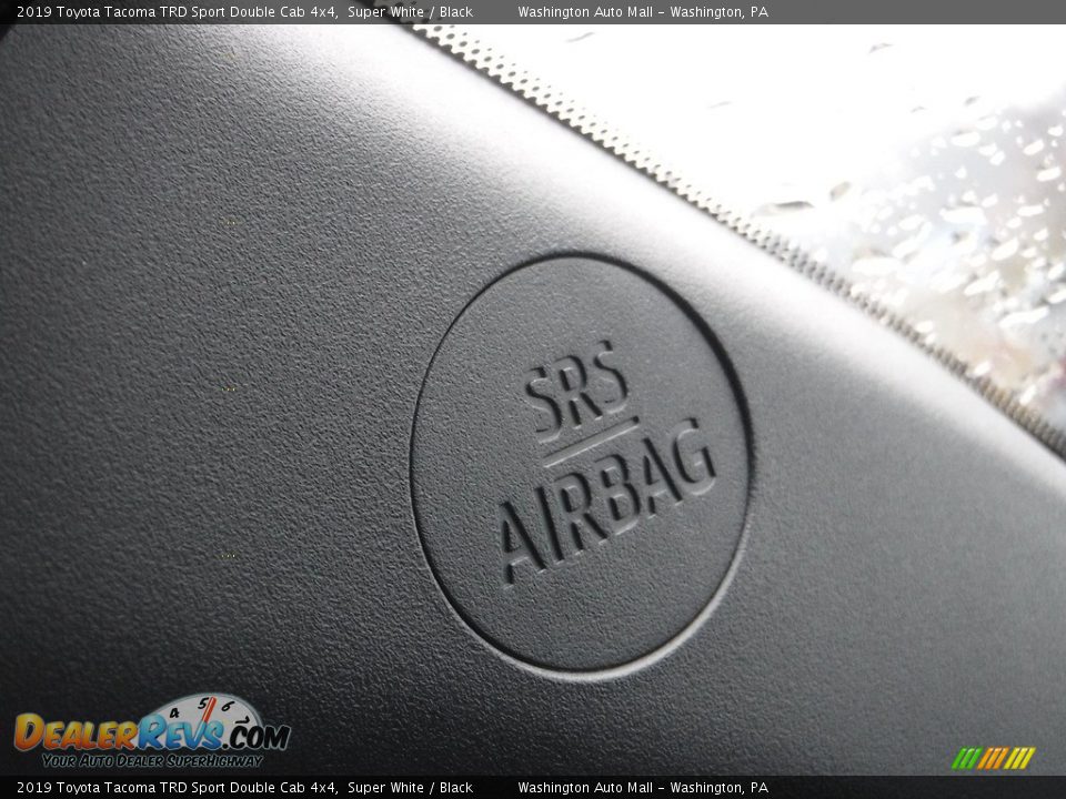 2019 Toyota Tacoma TRD Sport Double Cab 4x4 Super White / Black Photo #29